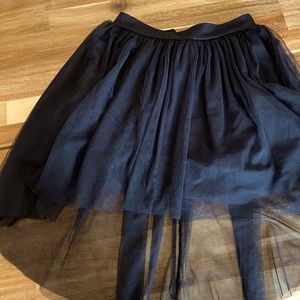 Dreamworks Trolls Black tulle shirt girls SIZE M